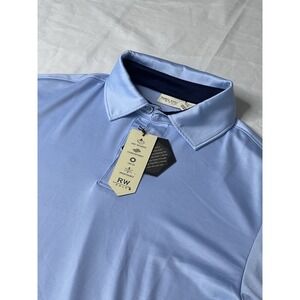 Rorie Whelan Golf‎ Polo Shirt Mens M New Light Blue Short Sleeve Comfort